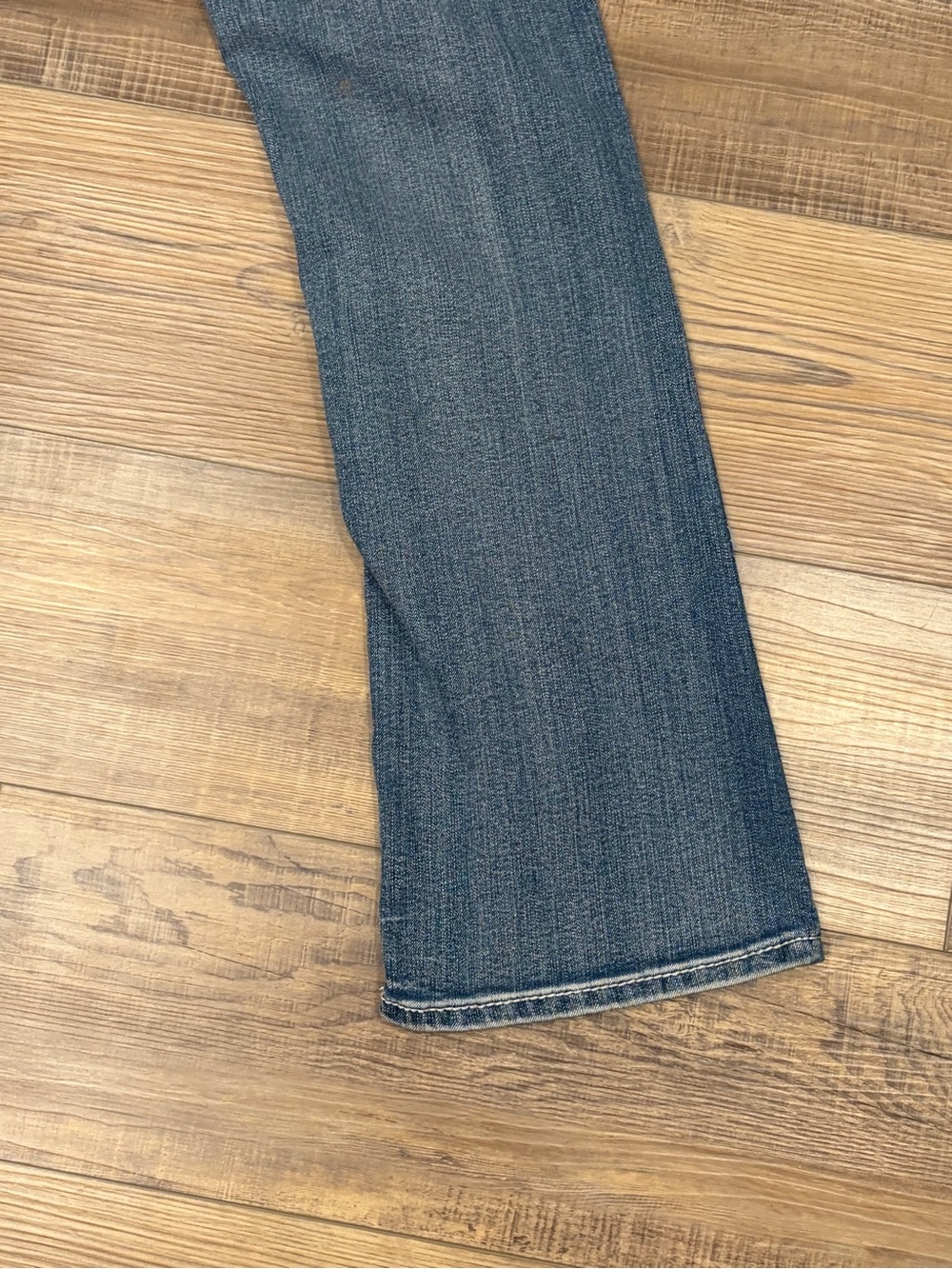 Wallflower Dark Blue Bootcut Jeans with Faded Front contract stitching - Picture 12 of 15
